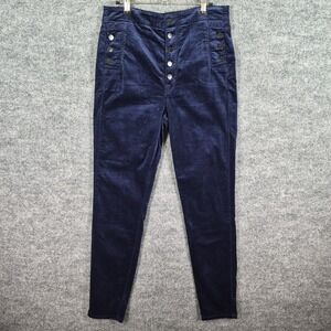 NWT J Brand Natasha Sky High Skinny Night Out‎ Velvet Pants 31